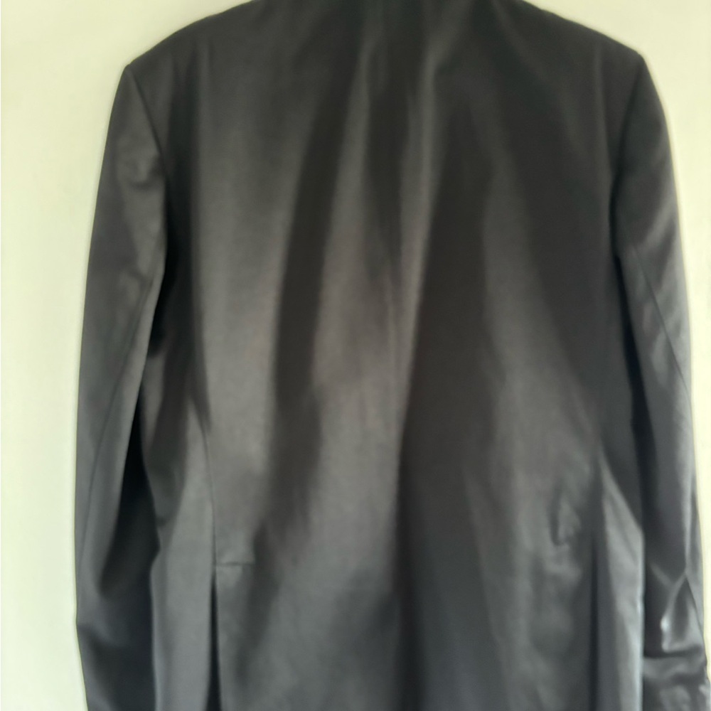 Zara Basic Men Blazer Jacket Size 44 Black - image 4